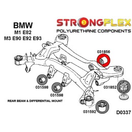 P031856A : Douille polyuréthane de montage du différentiel arrière SPORT pour BMW M1 E82, M3 E90/E92/E93 M1 E82 Coupe (11-12)