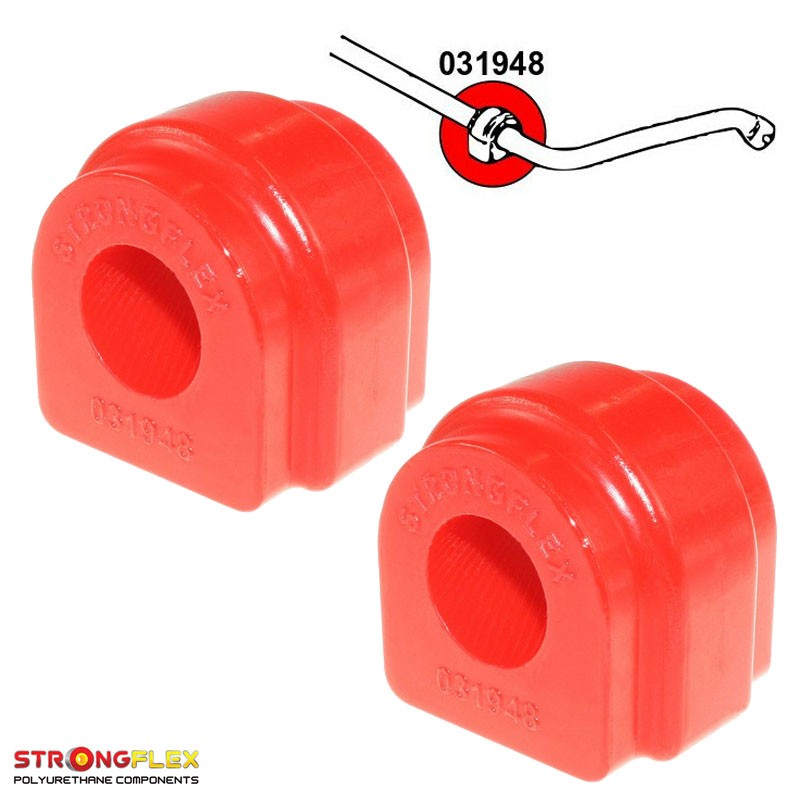 Front anti roll bar polyurethane bushes for BMW 1 Series F20 F21 3