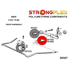 P031322B : Douilles extérieures de bras inférieurs avant pour BMW E21 I (75-82) E21