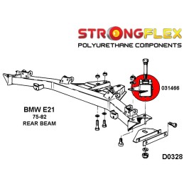 P031466B : Douilles de fixation de la poutre arrière pour BMW E21 I (75-82) E21