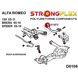 P011873A : Douilles de bras supérieur arrière SPORT pour Alfa 159, Brera, Spider 159 (05-11) 938