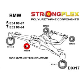 P031974A : Différentiel arrière - avant silentbloc SPORT III (88-96) E34