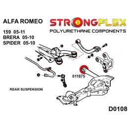 P011875A : Douilles de bras inférieurs arrière SPORT pour Alfa 159, Brera, Spider 159 (05-11) 938