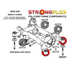 P031715B : Douilles de fixation de poutre arrière pour BMW E39 E39 (95-03) Sedan