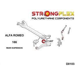 P011407A : Silentblocs des triangles de suspension arrières SPORT pour Alfa Romeo 166 166 (99-07) 936