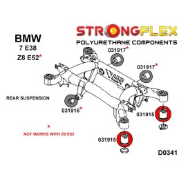 P031915A : Bagues de sous-châssis arrière SPORT III (94-01) E38