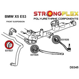 P031927A : BMW X5 E53 Bagues de barre anti-roulis avant SPORT I (99-06) E53