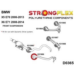 P031986A : Douilles de bras inférieurs avant SPORT pour BMW X5 E70, BMW X6 E71/E72 II (06-13) E70
