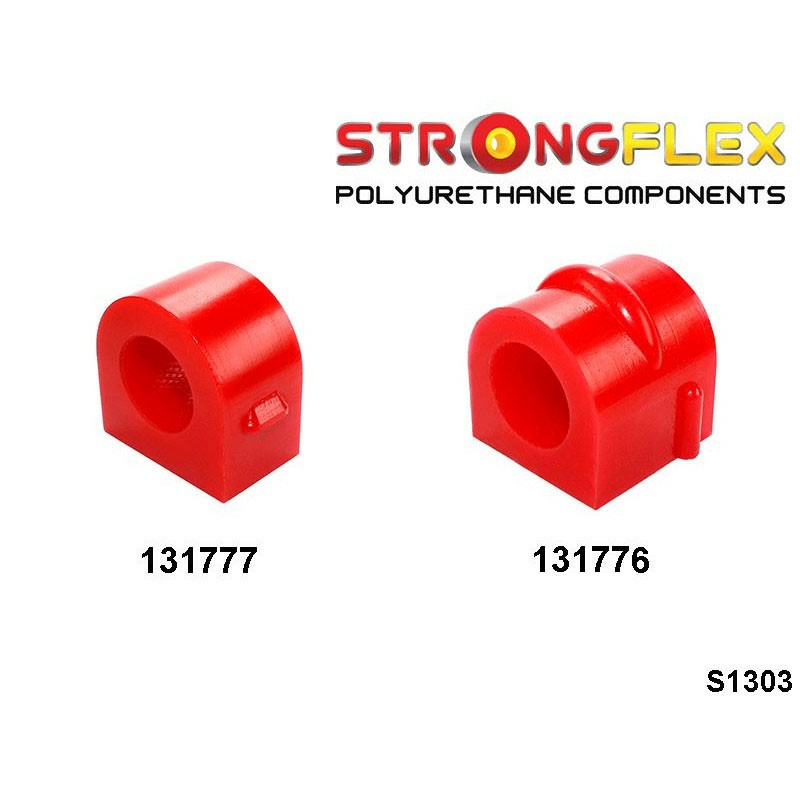 Front anti roll bar polyurethane bushes for Cadillac BLS Fiat Croma