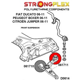 P061711B : Silentblocs des triangles avant, Ducato, Boxer, Jumper II (06-)