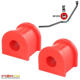 P061253B : Silentblocs de barre stabilisatrice avant, Fiat 125p 125p 1300/1500 (67-91)
