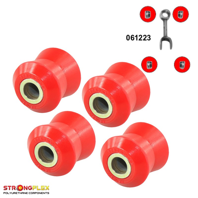 P061223B : Silentblocs des biellettes avant, Fiat 125p 125p 1300/1500 (67-91)