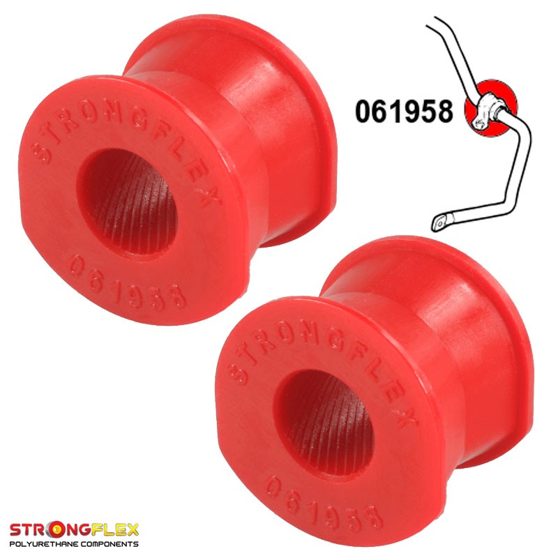 Front anti roll bar bushes Fiat 500, Ford Ka