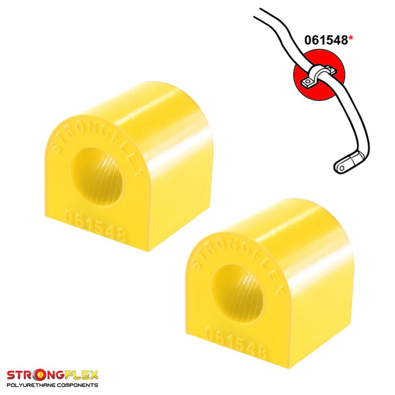 P061548A : Silentblocs de barre stabilisatrice avant SPORT, Alfa Mito, Punto, Adam, Corsa Mito (08-18) 955