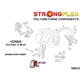 P081295B : Douilles pour le support avant du moteur pour Honda Accord VI (98-02)