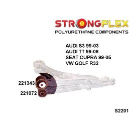 P226086A : Kit de bagues de suspension avant SPORT pour Audi, Seat, VW 8L (99-03) S3