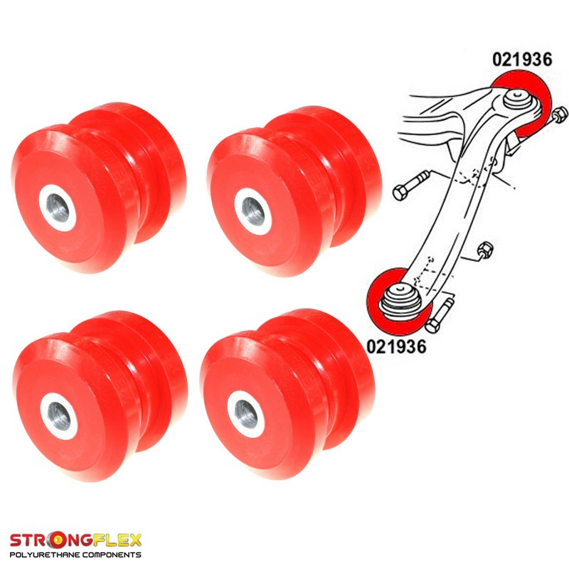 P021936B : Silentblocs de berceau arrière, A4 B5 Quattro, Audi 80 B4 Quattro B4 (92-96) Quattro