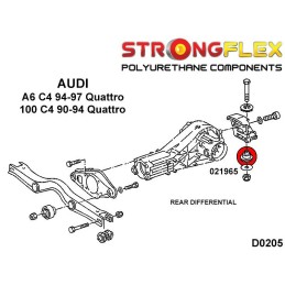 P021965A : Silentbloc de différentiel arrière SPORT, Audi A6 C4, Audi 100 C4 C4 (90-94) Quattro