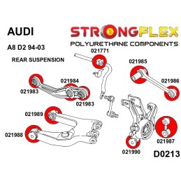 P026246B : Silentblocs de suspension arrière KIT SPORT pour Audi A8 D2 D2 (94-03)