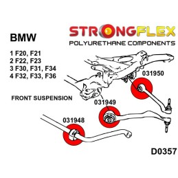 P036049A : Silentblocs de suspension avant KIT SPORT F20 F21 (11-19) RWD