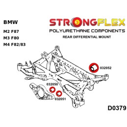 P036068B : KIT de bagues de suspension pour BMW M2, M3, M4 M2 F87 (16-21)