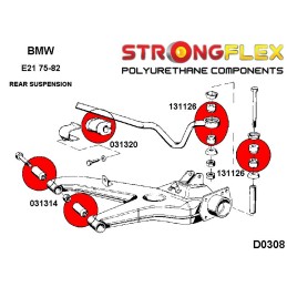 P036098B : KIT de bagues de suspension pour BMW E21 I (75-82) E21