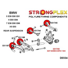 P036247B : Silentblocs de suspension KIT pour BMW X5 E53 I (99-06) E53