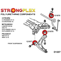 P126146B : Silentblocs de suspension avant KIT C4 Aircross (12-17)