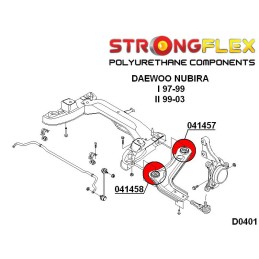 Silentblocs de suspension avant KIT pour Nubira I/II I (97-02)