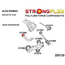 P011966A : Douilles de bras supérieurs arrière SPORT pour Alfa Romeo Giulietta GIULIETTA (10-20)