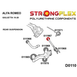 P011967A : Douilles de bras inférieurs arrière SPORT pour Alfa Romeo Giulietta GIULIETTA (10-20)