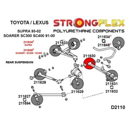 P211630A : Bras de contrôle arrière SPORT pour Soarer, Supra Iv, Lexus SC,GS I (91-97) S140