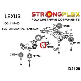 P211918B : Différentiel arrière - bagues arrière pour Lexus GS II II (97-05) S160