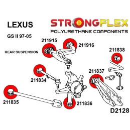 P216245A : Silentblocs de suspension arrière KIT SPORT pour Lexus GS II II (97-05) S160