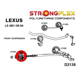 P211953A : Douilles de bras de rayon avant SPORT pour LS400 I UCF10 I (89-94) XF10