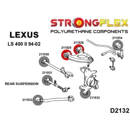 P211929A : Douilles de bras supérieur arrière SPORT pour Lexus LS LS400 II UCF20 II (94-00) XF20