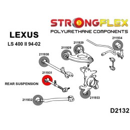 P211931A : Silentblocs de suspension arrière SPORT pour LS LS400 II UCF20 II (94-00) XF20