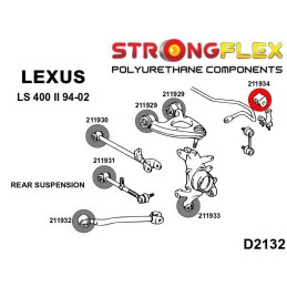 P211934A : Douilles de barre anti-roulis arrière SPORT pour Lexus LS LS400 II UCF20 II (94-00) XF20
