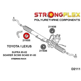 P211635A : Douilles de direction SPORT pour Toyota Supra, Soarer SC300 SC400 I (91-00) Z30