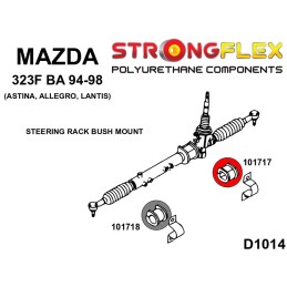 P101717A : Clapet de direction silentbloc SPORT pour Mazda 323 F BA 323F / Lantis / Astina (94-98) BA