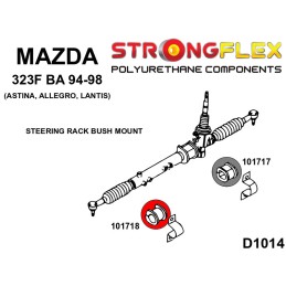 P101718A : Bagues de direction SPORT pour Mazda 323 F BA 323F / Lantis / Astina (94-98) BA