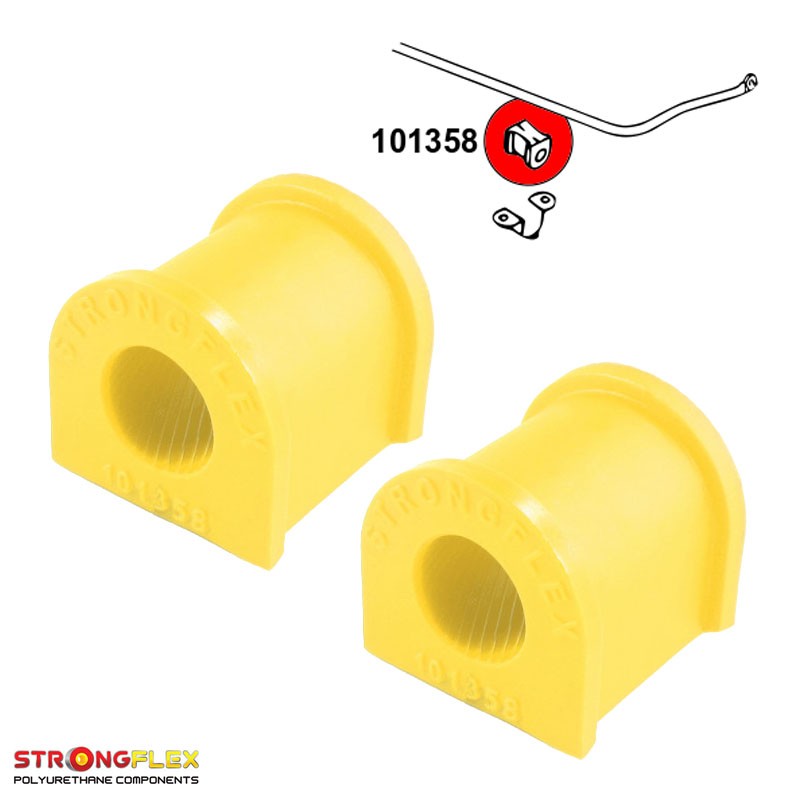 P101358A : Douilles de barre anti-roulis avant SPORT pour Mazda MX-5, Mazda Na, Mazda NB I (89-98) NA