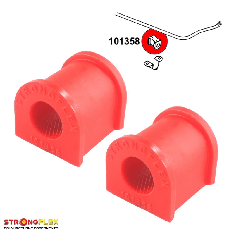 P101358B : Douilles de barre anti-roulis avant pour Mazda MX-5, Mazda Na, Mazda NB I (89-98) NA