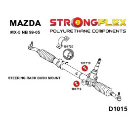 P101719B : Douilles de crémaillère de direction pour Mazda MX-5 / miata NB II (99-05) NB