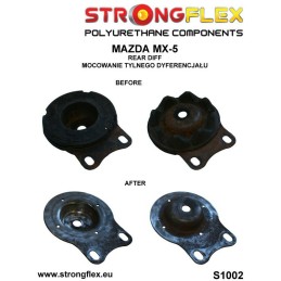 P106137A : Silentblocs de suspension KIT SPORT pour Mazda MX-5, Mazda NB II (99-05) NB