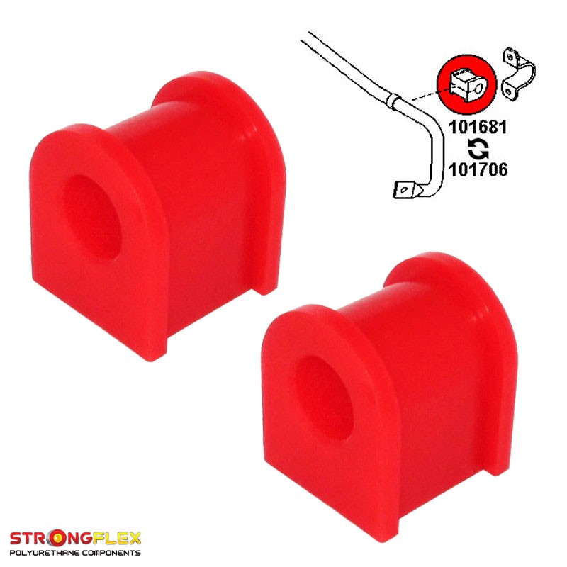 P101681B : Douilles de barre anti-roulis arrière 35mm pour MX-5, RX-7 FD, RX-8 III (92-02) FD