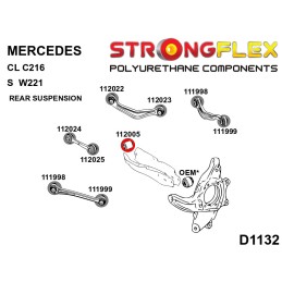 P112005A : Douilles de bras arrière SPORT pour Mercedes W204 RWD