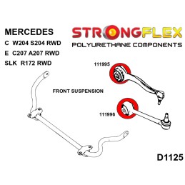 P116258A : Bagues de suspension KIT SPORT pour Mercedes Classe C W204, Classe E C207, A207 W204 RWD