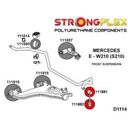 Douilles pour barre anti-roulis avant pour Mercedes Classe E W210, S210 W210 RWD