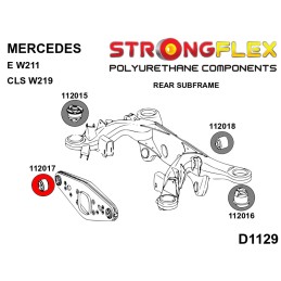P112017B : Différentiel arrière - bagues avant pour Mercedes CLS C219, Classe E W211 W211 RWD
